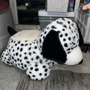 Dalmation Dog Plush Chair For Toddlers Black & White 22" X 14" X 13"